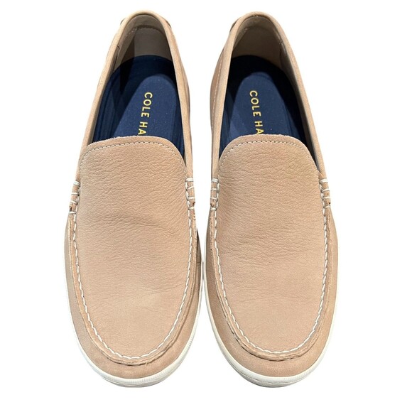 Cole Haan Mens C30994 Claude Venetian Beige Nubuck Driving Moc Loafer  9.5  NWOB main image 7